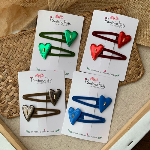 限时包邮 Rae同款巧克力甜心宝宝儿童元气甜美糖果发夹不伤发发卡