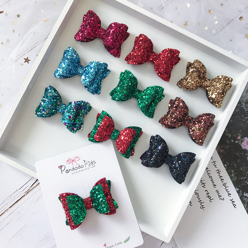 pandodo手工ins热款新年红蝴蝶结