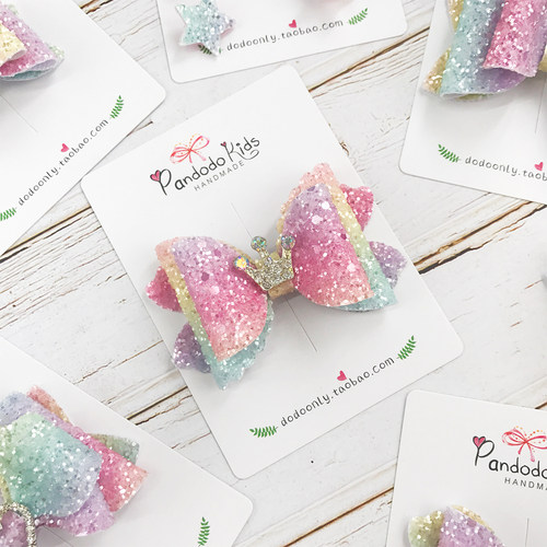 手工水晶儿童发饰追梦人同款