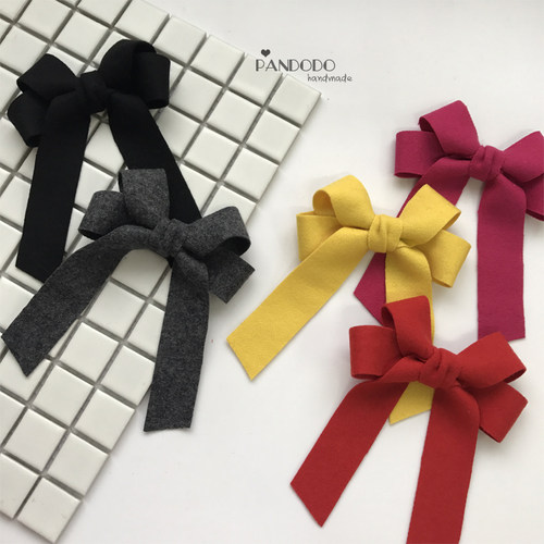 手工蝴蝶结儿童发夹淑女亲子款