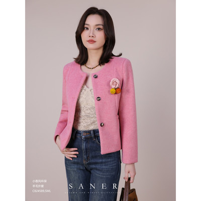 SANER欧韩站2025秋冬新款短外套