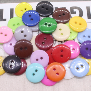 开衫 扣 衣领童装 糖果色纽扣扣子儿童手工贴画钮扣衬衫 两眼四眼