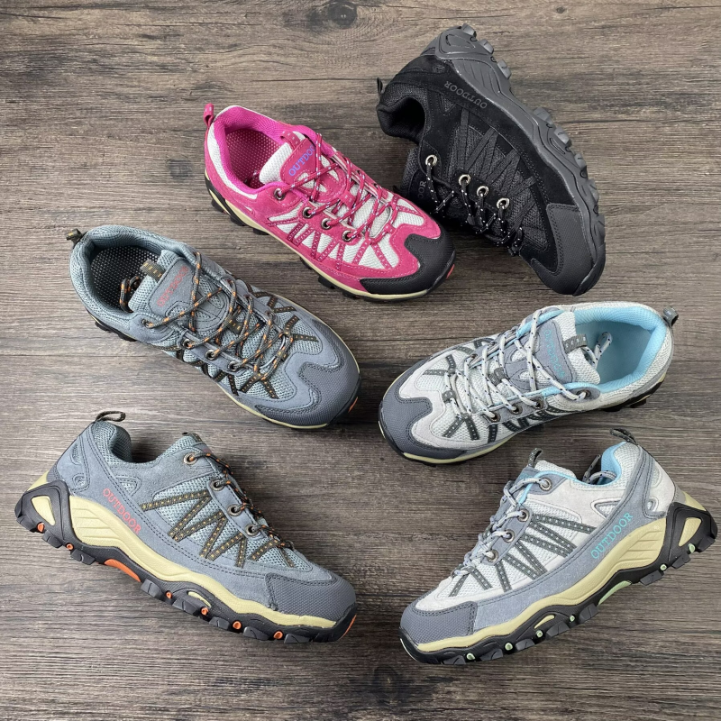 外贸捡漏男女户外徒步登山鞋透气