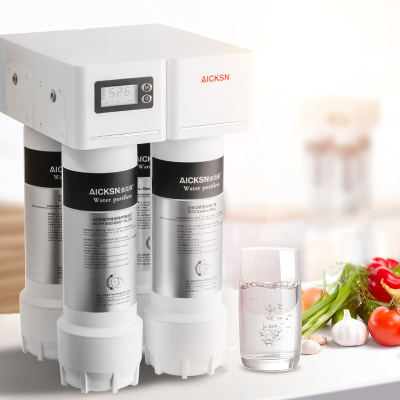美国埃克森AICSN-RO-400DZ厨房直饮净水器RO反渗透过滤直饮纯水机