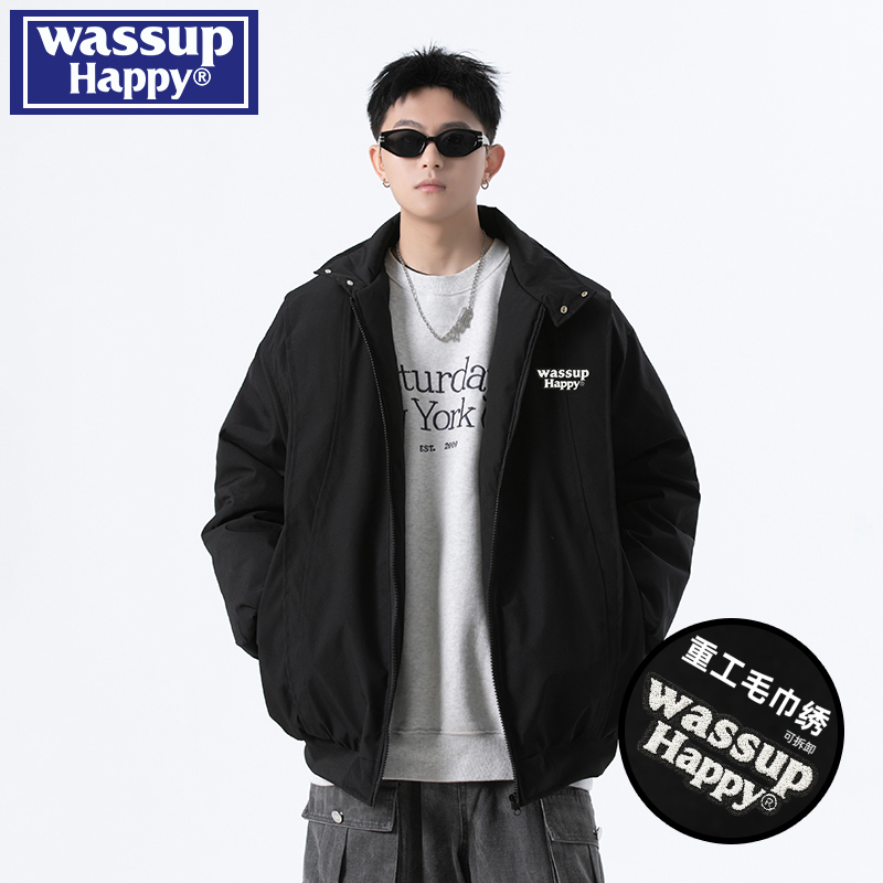 wassuphappy潮流休闲夹克男