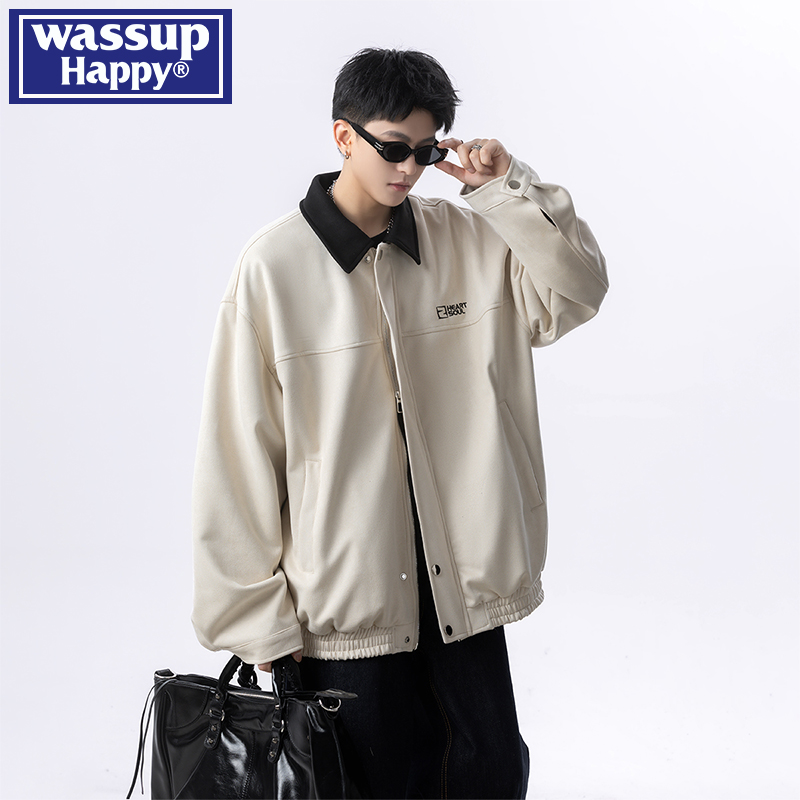 wassuphappy潮流休闲夹克男
