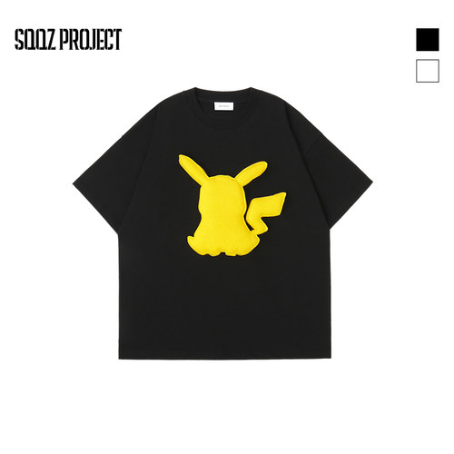 SQQZ300G原创正品比卡丘圆领短t