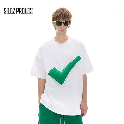 SQQZPROJECT300g重磅宽松圆领T