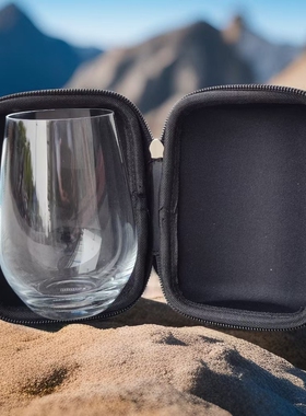 ROUPA罗派威士忌杯洋酒杯果汁杯饮料杯水杯红酒杯皮盒伴手礼360ml