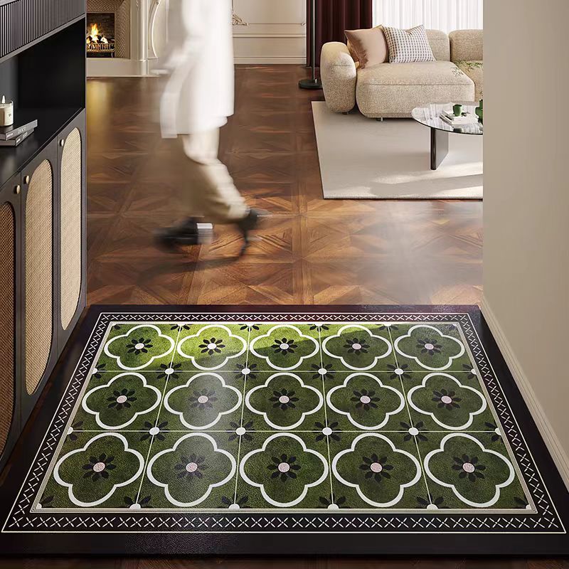 可擦/可托吸水皮革入户地垫