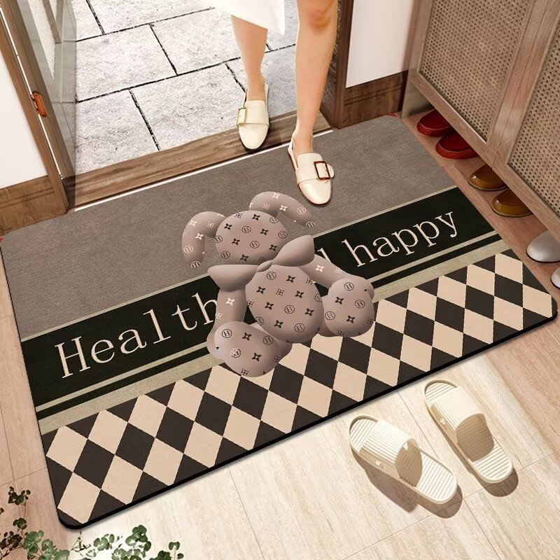 硅胶地垫（防滑秒吸水）卡迪兔 浴室门口 进户门玄幻吸水防滑地垫