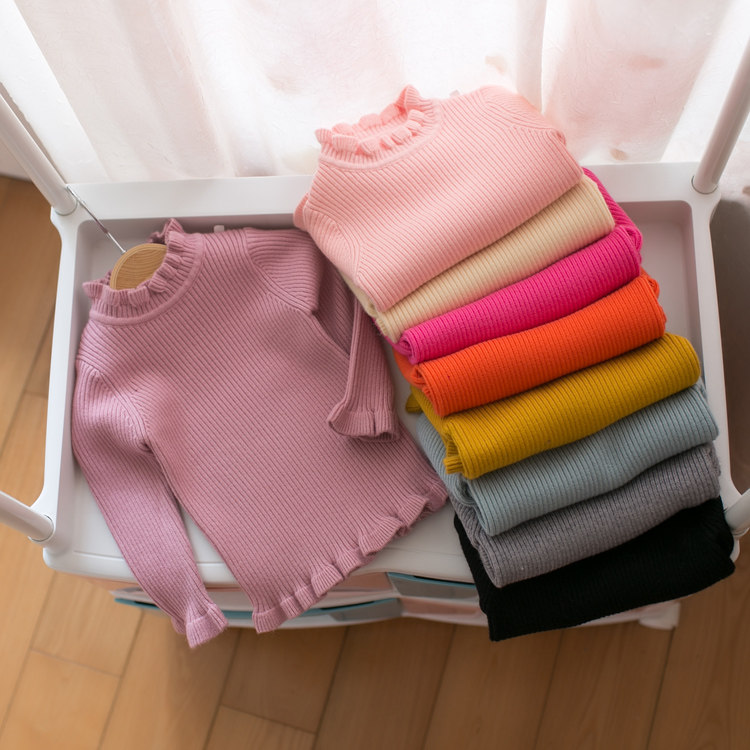 女童毛衣秋装2025新款韩版儿童洋气打底衫宝宝秋冬季加厚黑色,童装/婴儿装/亲子装,毛衣/针织衫,淘宝优惠券,粉丝福利购,淘宝优惠卷