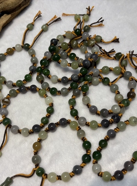 和田玉多宝石10手串瑕疵尾货福利49包邮