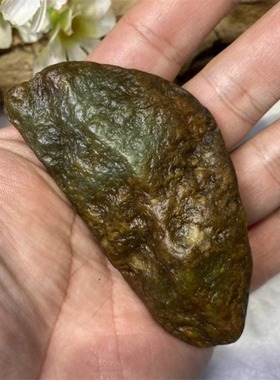 原石籽料手把件吊坠黄白老玉