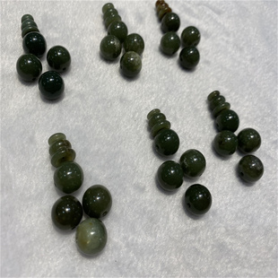 和田玉析木河磨玉文玩配饰背云勒子三通腰珠顶珠散珠黄白老玉籽料