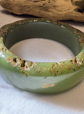 析木河磨玉手镯手串手把和田玉