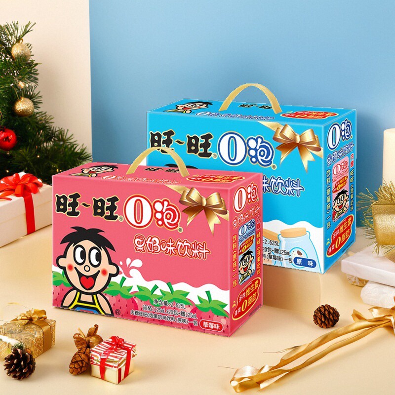 旺旺o泡果奶味饮料下午茶礼盒装