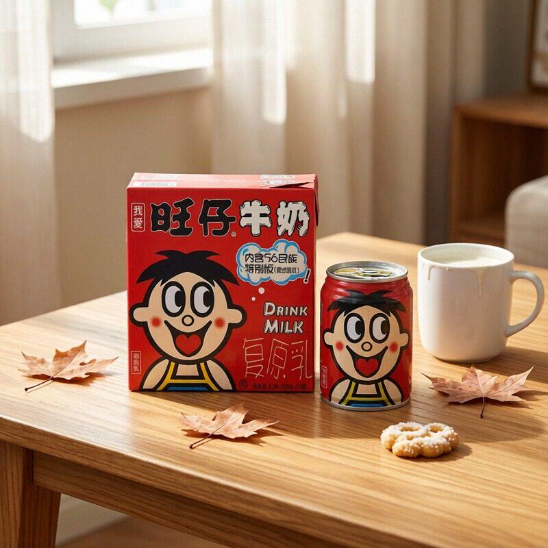 旺旺旺仔牛奶245ml*12罐56民族款情侣学生牛奶早餐奶礼物礼盒-SG