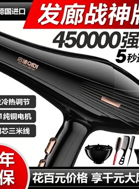 大功率负离子速干大风力电吹风