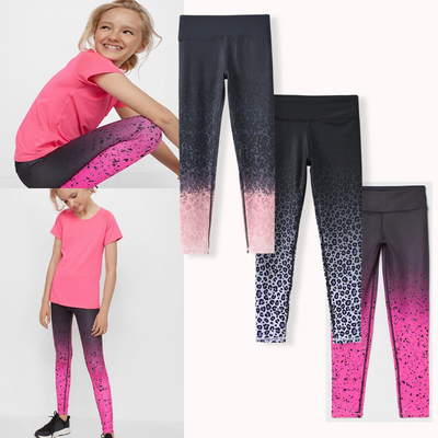 女童速干运动长裤训练骑行攀岩