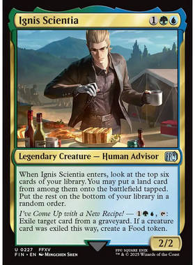 万智牌 伊格尼斯.斯堪提亚 lgnis Scientia FIN 英文平/闪 银