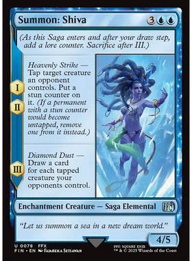 【北境卡牌】万智牌 召唤：希瓦 Summon: Shiya FIN 英文平/闪