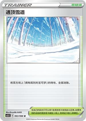 PTCG简中5.5通顶雪道平/闪