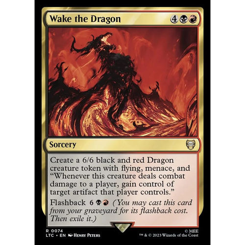 【北境卡牌】万智牌 唤醒巨龙 Wake the Dragon LTC 中/英文平卡