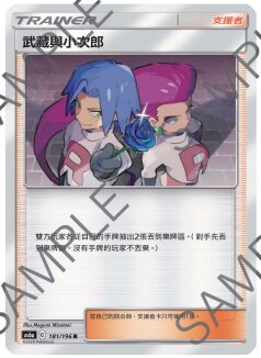 武藏与小次郎PTCG宝可梦