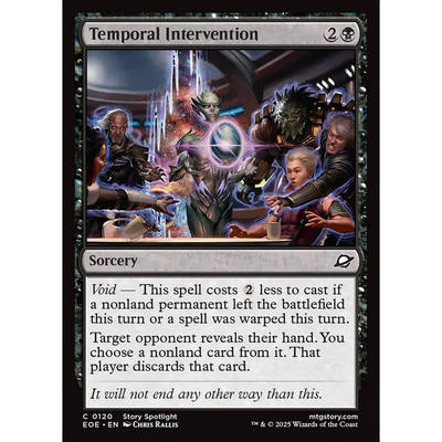 【北境卡牌】万智牌 时间干预 Temporal Intervention EOE 英文铁