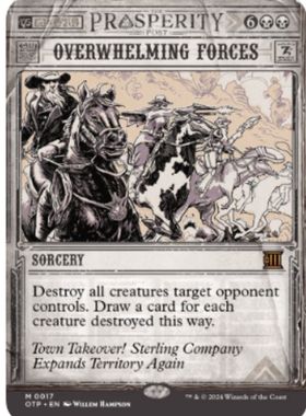 万智牌 光雷驿镖客 OTP 压倒性武力 Overwhelming Forces 中英平