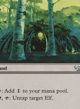 【北境卡牌】万智牌 修索林山屋 Wirewood Lodge MB1 英文平卡 银