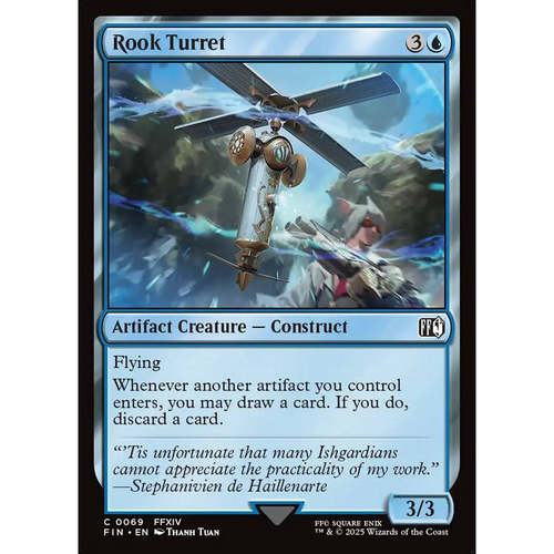 【北境卡牌】万智牌 车式浮空炮塔 Rook Turret FIN 英文平/闪 铁
