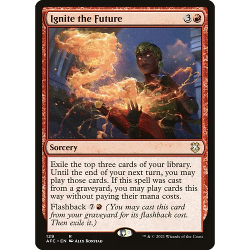 万智牌 燃亮未来 Ignite the Future AFC 中/英文平卡 金