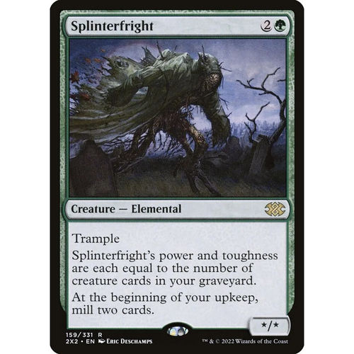 【北境卡牌】万智牌 碎身惧妖 Splinterfright 2X2 中/英 平/闪卡