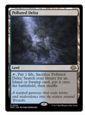 万智牌 摩登新篇3 MH3 聚污三角洲 Polluted Delta 中英文日印平