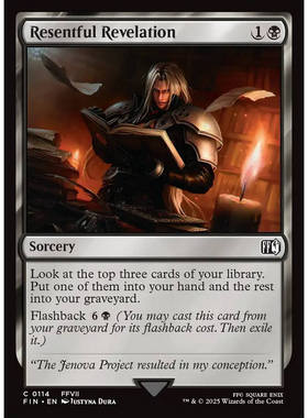 万智牌 愤慨真相 Resentful Revelation FIN 英文平/闪卡 铁