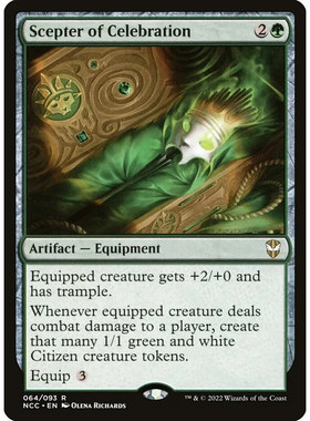 万智牌 庆典权杖 Scepter of Celebration NCC 英文平卡 金