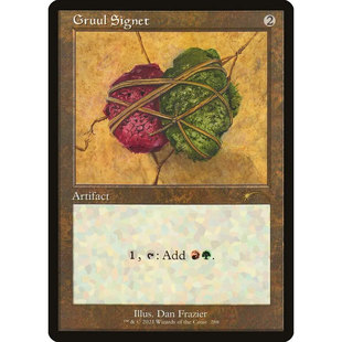 【北境卡牌】万智牌 古鲁印记 Gruul Signet SLD 英文平卡 金