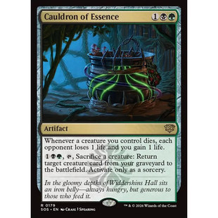 万智牌 精华鼎镬 Cauldron of Essence SOS 英文平/闪卡 金