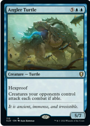 【北境卡牌】万智牌 渔猎龟Angler Turtle英文 CLB征战博得之门