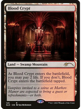 【北境卡牌】万智牌 血腥墓穴 Blood Crypt SLD 英文平卡 金