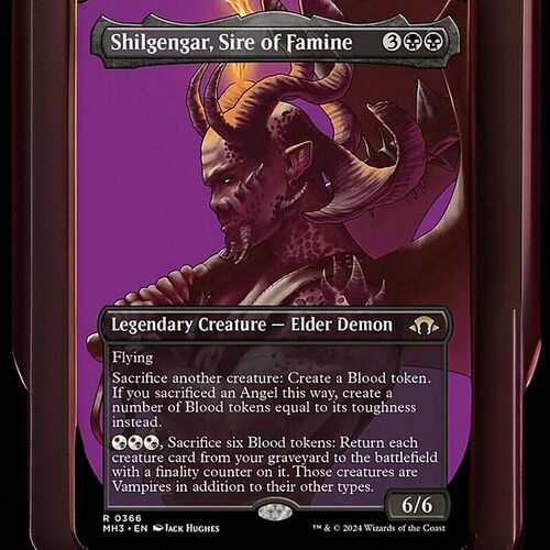 万智牌卡牌饥馑君父席更格扩画