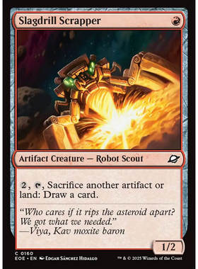 【北境卡牌】万智牌 钻矿拆解械 Slagdrill Scrapper EOE 英文 铁