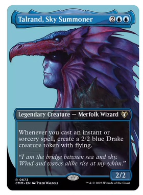 万智牌 CMM 空召师陶岚 Talrand, Sky Summoner 英文扩画平美印