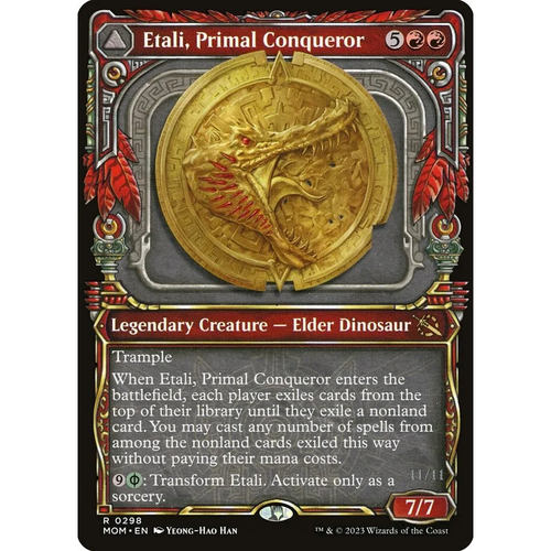 万智牌 始霸埃泰力 Etali, Primal Conqueror MOM 中/英异画平/闪