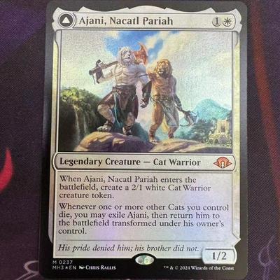 万智牌卡牌拿卡地贱民阿耶尼英闪