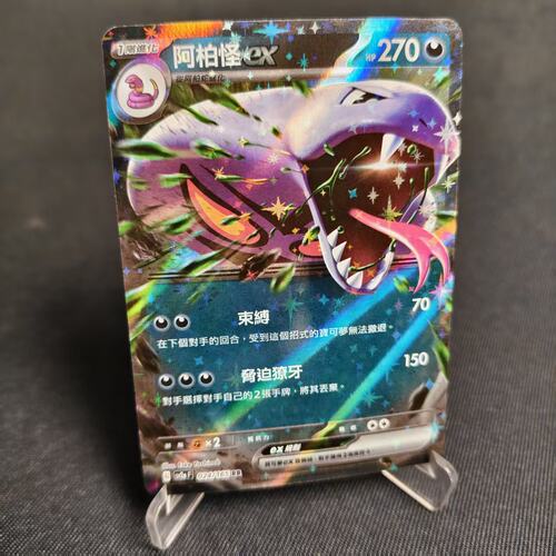 PTCG卡牌繁中阿柏怪exRR闪024