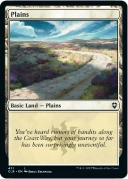 【北境卡牌】万智牌 平原Plains 英文 废话地 CLB征战博德之门