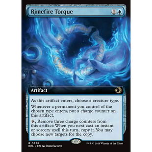 【北境卡牌】万智牌 ECL洛温 霜火项环 Rimefire Torque 英文扩画